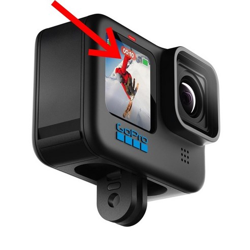 Go pro Hero 12 glass screen protector 고프로 히어로 12 액션캠 액정보호필름, 1개, Front Display