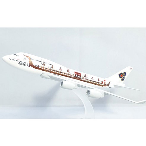 모형비행기 타이항공 APEC 특별기 747 16cm (1400), 단품