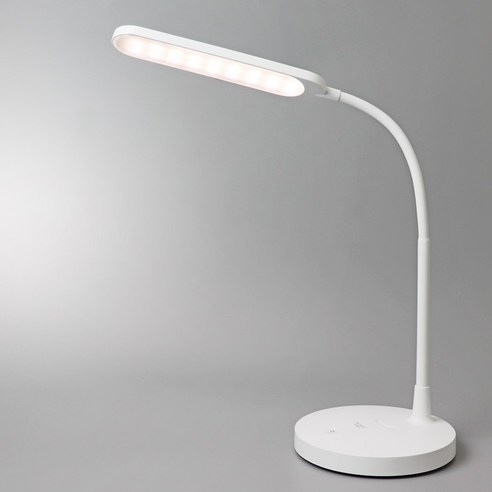 듀플렉스 충전식 무선 LED 데스크 스탠드 DP-8829LR, 화이트