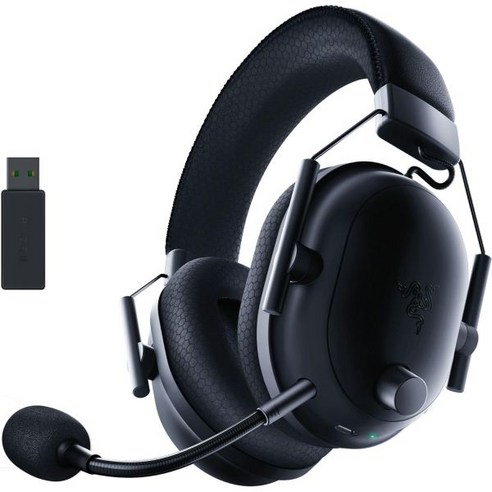 레이저블랙샤크v2pro Razer 블랙샤크 V2 프로 무선 Xbox 게이밍 헤드셋 – 50mm 드라이버, 광대역 마이크, 편안한 소음 차단 이어컵, PS5/PC/Mac 호환, 블루투스, USB-C, 70시간 배터리 수명, 블랙