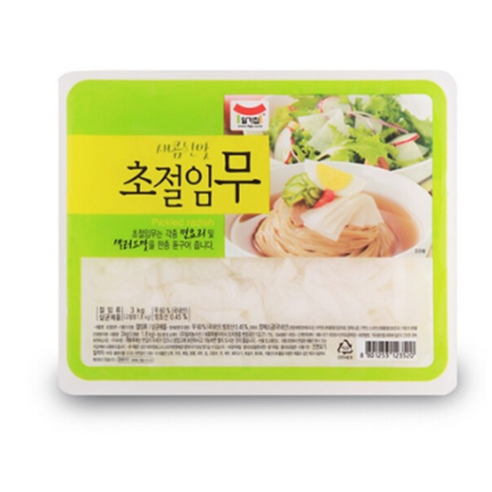 일가집 초절임무(냉면무절임) 3kg x 4ea 1box, 1개 일가집 초절임무(냉면무절임) 3kg x 4ea 1box, 1개