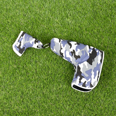 말렛 퍼터커버 반달 일자 블레이드 밀리터리, 블루