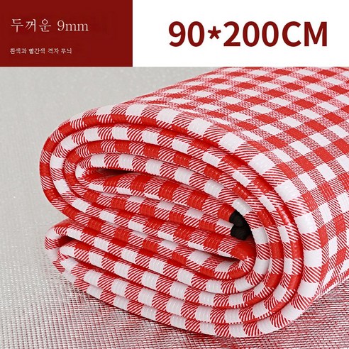 DFMWI.피크닉 매트.Picnic mat.--피크닉 매트 야외 캠핑 텐트 침침매트에 방수휴대용 비치 매트 야취평 방습매트, 레드9Mm0.9X2