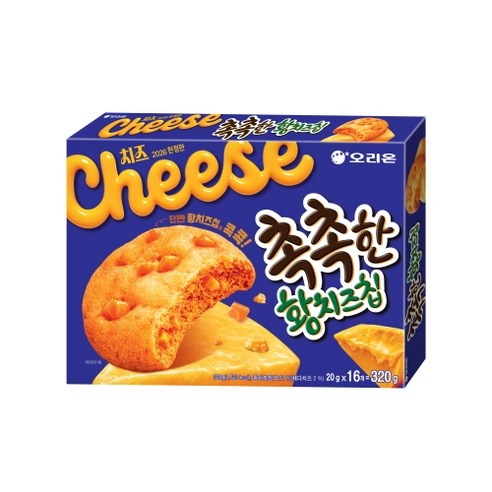 오리온 촉촉한 황치즈칩 320g X 12개