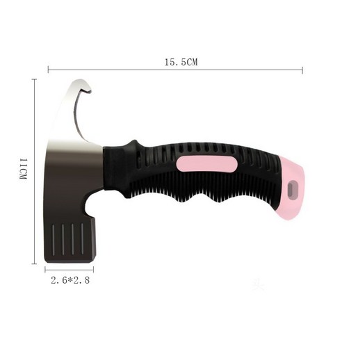 휴대성과 실용성을 겸비한 핑크빛 미니 파운딩 망치, 당신의 생활을 더욱 풍요롭게!