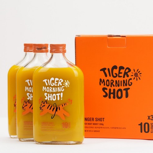 활력 넘치는 아침을 열어줄 마법, 타이거모닝 진저샷 30일 팩 체험기 진저샷