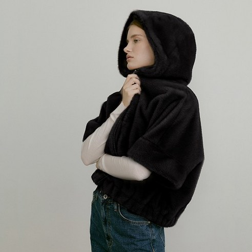 [최초가139 000]셀렙샵 에디션 23FW FAUX밍크케이프