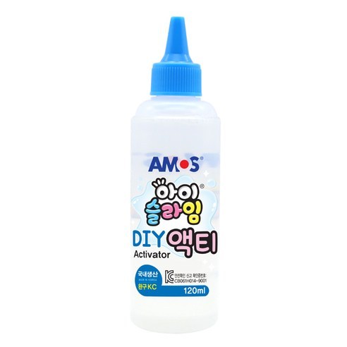 아모스 아이 슬라임 DIY 액티 120ml, 20개, 투명