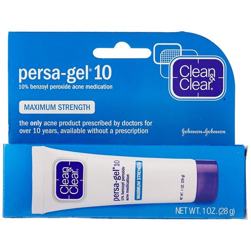 Clean & Clear 퍼사-젤 10 맥스 스트렝쓰, 28g, 1개