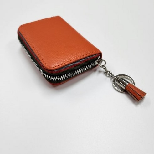 아코디언 카드지갑 지퍼 동전 키링 NFC 교통카드 중복인식 방지특허