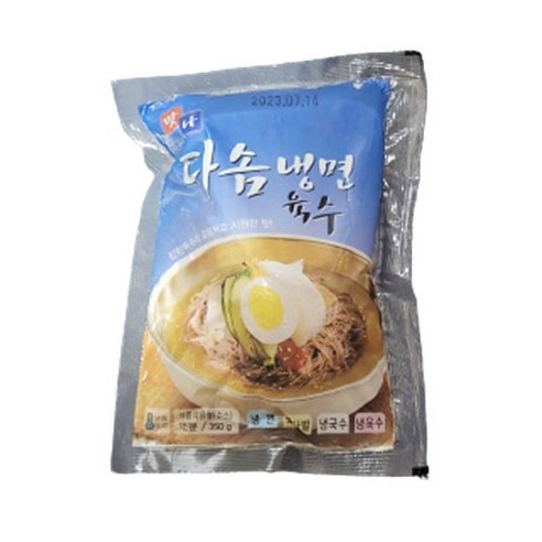 (무료배송) 다솜 사골맛 냉면육수 350g, 350g, 10개