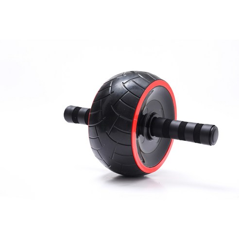 Readaeer 더블휠 고퀄리티 AB 슬라이드 복근운동 기구, 빨강