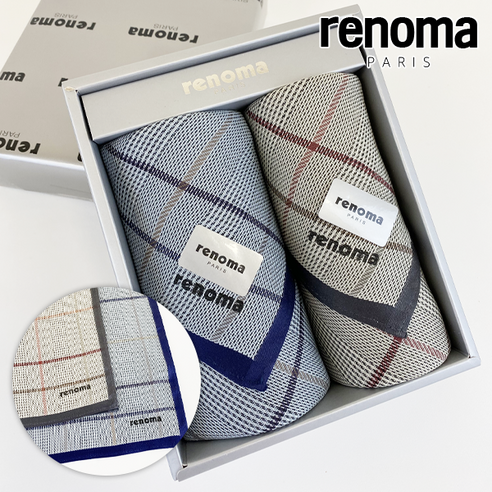 땀과 고민, 레노마 손수건으로 말끔하게 닦아내세요! 레노마손수건
