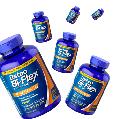 오스테오 바이플렉스 조인트 헬스 트리플 스트렝스 글루코사민 콘드로이친 조인트 쉴드 (Osteo Bi-Flex)