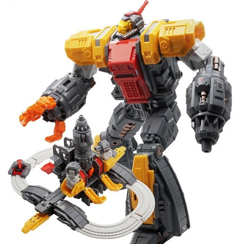 트랜스포머 옵티머스 프라임 범블비 mft 변신 MechFansToys MF34 MF-34 거대한 드래곤 미니 오메가 방어 요새 기지 액션 피규어 장난감, [01] With Original Box