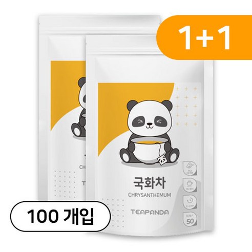 티판다 국산 국화차 친환경 삼각티백, 5개, 100개입, 0.5g