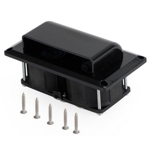  환풍기 카라반 배기팬 캠핑카 트레일러 화장실 배기 환기, A 캠핑카액세서리 카라반배기팬 Areyourshop RV 보트 캐러밴 12V 측면 공기 냉각 송풍기 팬 배기 환기 자동차 부품, 01 Black