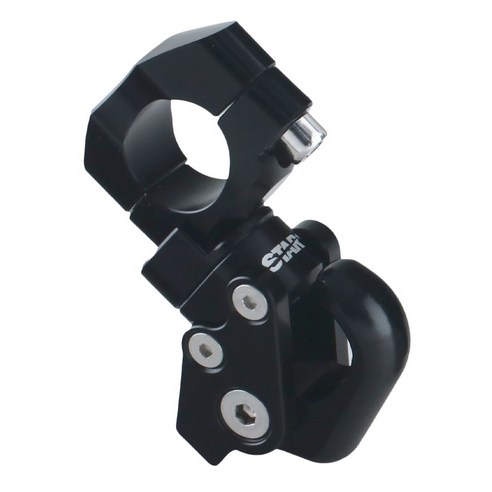 오토바이 폴딩 봉지걸이 22mm 핸들바 기종은 모두 착용가능한 범용 타입, 블랙