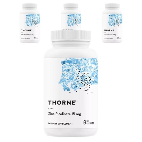 쏜리서치 아연 피콜리네이트 15mg 캡슐, 60정, 4개