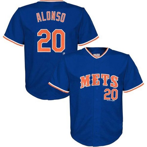 뉴욕 메츠 팬이라면 무조건 소장! 피트 알론소 저지로 완성하는 스타일리시 야구 패션 뉴욕메츠유니폼