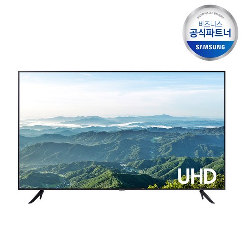 삼성 75인치 TV 4K UHD LED 비즈니스 티비 사이니지 1등급 LH75BEAHLBFXKR 스탠드형 [삼성무료설치], 벽걸이형(옵션_삼성무료설치)