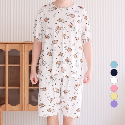 꿀잠 보장! 투와이 몰티즈 파자마, 여름밤을 부탁해 피치잠옷