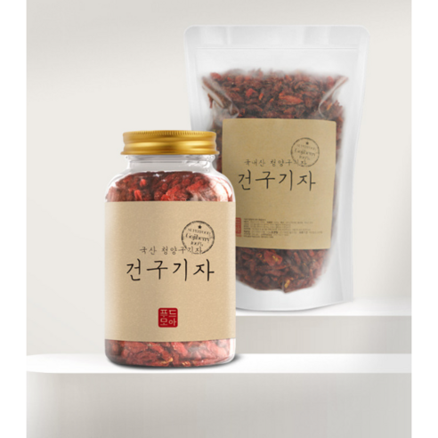 국산 청양 건조 구기자, 1개, 300g(지퍼팩)