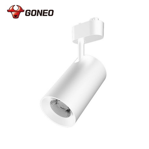 고네오 LED 일체형 레일 트랙조명 18W COB 스포트 플리커프리, 1개, 화이트바디 전구색