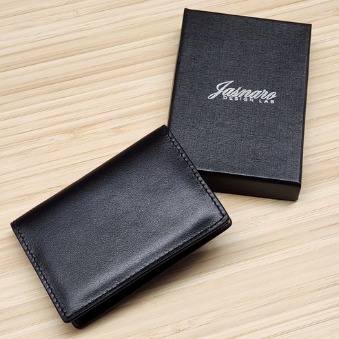 자스나로 BRO-2 얇은지갑 슬림한 미니 교통 가죽 카드지갑 NFC 중복인식방지 특허