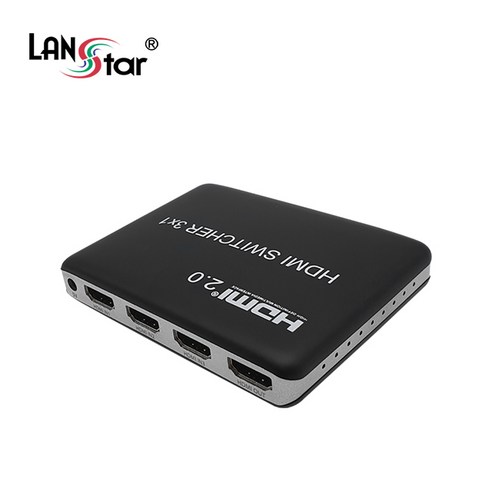 LANstar HDMI2.0 1:3 선택기/LS-AS203N/4K UHD 60Hz 지원/선택 버튼/리모컨 포함/HDCP 2.2/HDR/크로마 서브샘플링 YUV 4:4:4/3대의 H