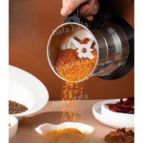 분말 곡물 분쇄기 제분기 가루 기계 그라인더 한약 믹서기 약재 옥수수 방앗간 양념 고추 콩, I.400g소형전력316강철