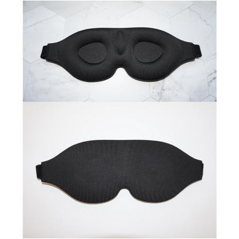 완벽한 암막 기능과 편안한 착용감을 제공하는 요거꾹 3D 고급 수면안대