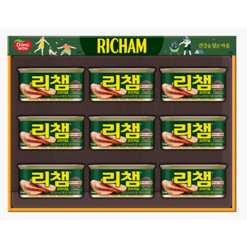 리참 G-9호 동원F&B 리챔 6호 설선물세트 쇼핑백포함, 1개 스팸120