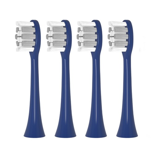유디파인 Udefine AM-011 프리미엄 음파 전동칫솔모, 4개, AM-011칫솔모, 블루