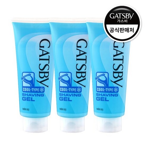 갸스비 쉐이빙 젤 쿨 타입, 205g, 3개