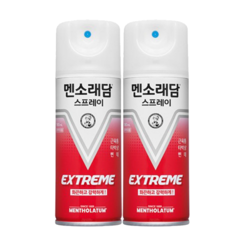 멘소래담 익스트림 스프레이파스 에스 핫타입 180ml, 1개입, 2개