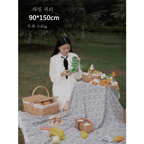 DFMWI.피크닉 매트.Picnic mat.--피크닉 매트 피크닉 패드 습기 방지 패드에 두꺼운 아웃도어 매트 인스풍 비치 패드 방수 캠핑 휴대용, 록그레이귀리90*150Cm
