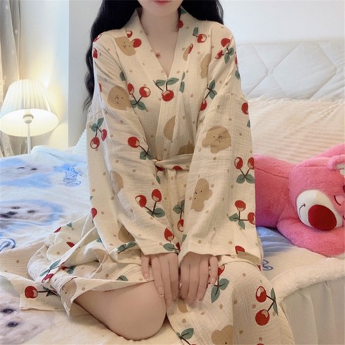 여리여리한 잠옷 샤워가운 2XL