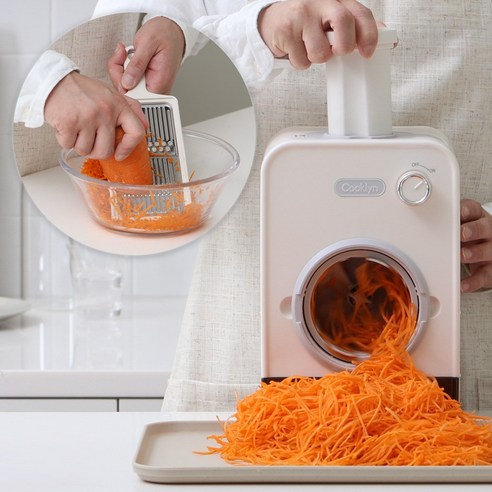 야채 준비를 간편하고 효율적으로 만드는 쿡클린 채써는기계와 전동채칼