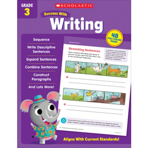 (영문도서) Scholastic Success with Writing Grade 3 Paperback, Scholastic Teaching Resources, English, 9781338798739