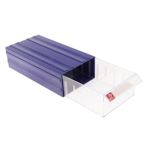 모듈식 서랍 주최자 샤프트 본체 키 캡 구성 요소 이동식 디바이더, 블루 320x160x85mm, 중간, 아크릴