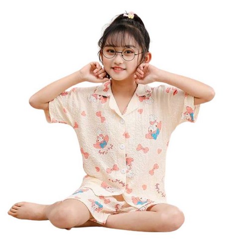 산리오잠옷 쿠로미 시나모롤 마이멜로디 포차코 어린이 유아 키즈 여아 남아 잠옷 파자마 상하세트