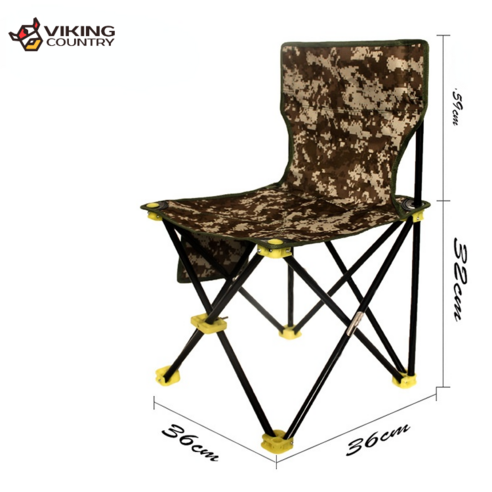 VIKING 캠핑의자 이지 카모플라주, 미디엄 스타 카모