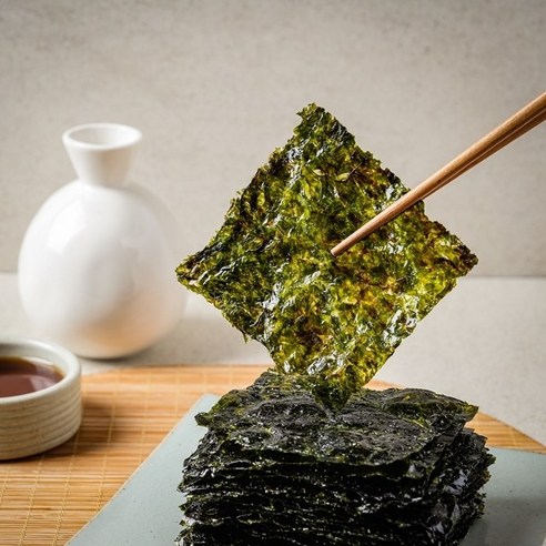 바삭함이 선사하는 행복, 한나네 김으로 풍미 가득한 식탁을 완성하세요.