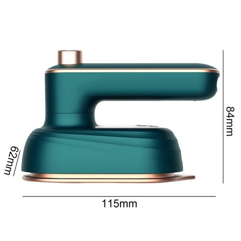 샤오미신제품 미니 접이식 의류 스티머 스팀 다리미 휴대용 휴대용 가정용 여행 의류 다림질 건식 습식 다림질 기계 가정용, green+UK, green_UK
