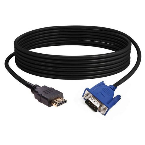 Sunlink 1.8M HDMI 케이블 VGA에 오디오 어댑터 VGA 액세서리., black 1.8m