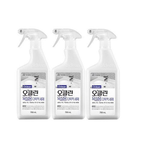 노브랜드화장실세정제 오클린 욕실용 다목적세제, 750ml, 3개 Best Top5