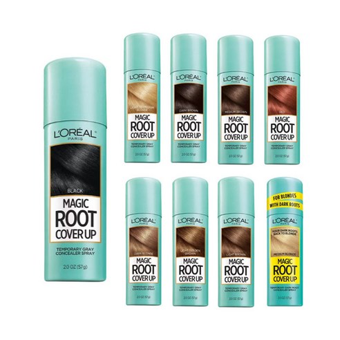 미국 로레알 매직 리터치 루트 커버 업 염색 스프레이 / 새치 뿌리 커버, 1개, 2. Light to Medium Blonde