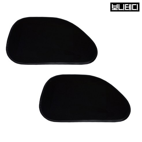2개 비비면 바로붙는 찰거머리 차량용 햇빛가리개 요술 썬쉐이드, 사각형2장(43*39cm)