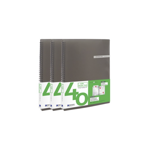 희망사무포인트 아이콘 악보 화일 40p, 흑색, 3개
